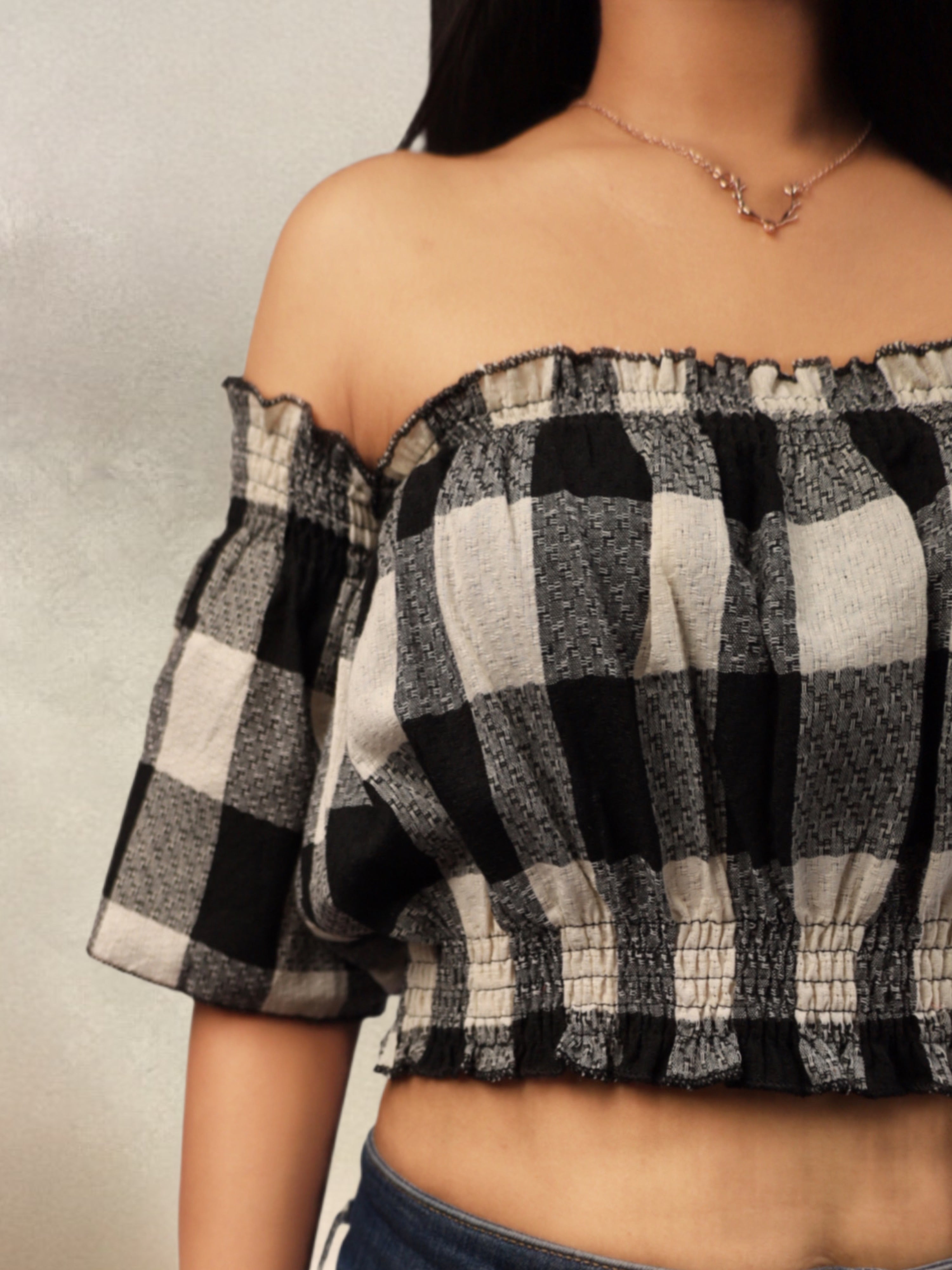 Plaid Crop Top