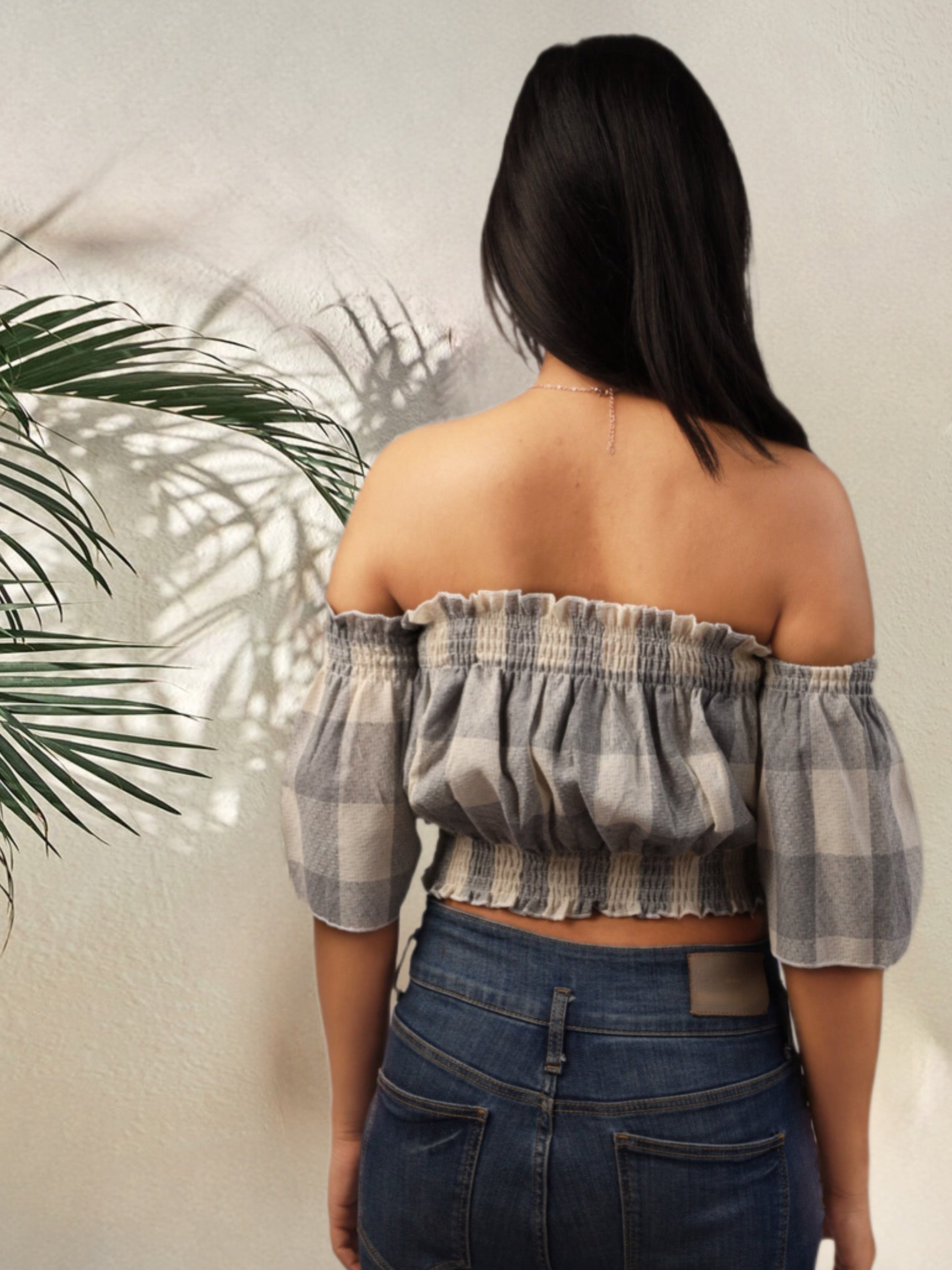 Plaid Crop Top