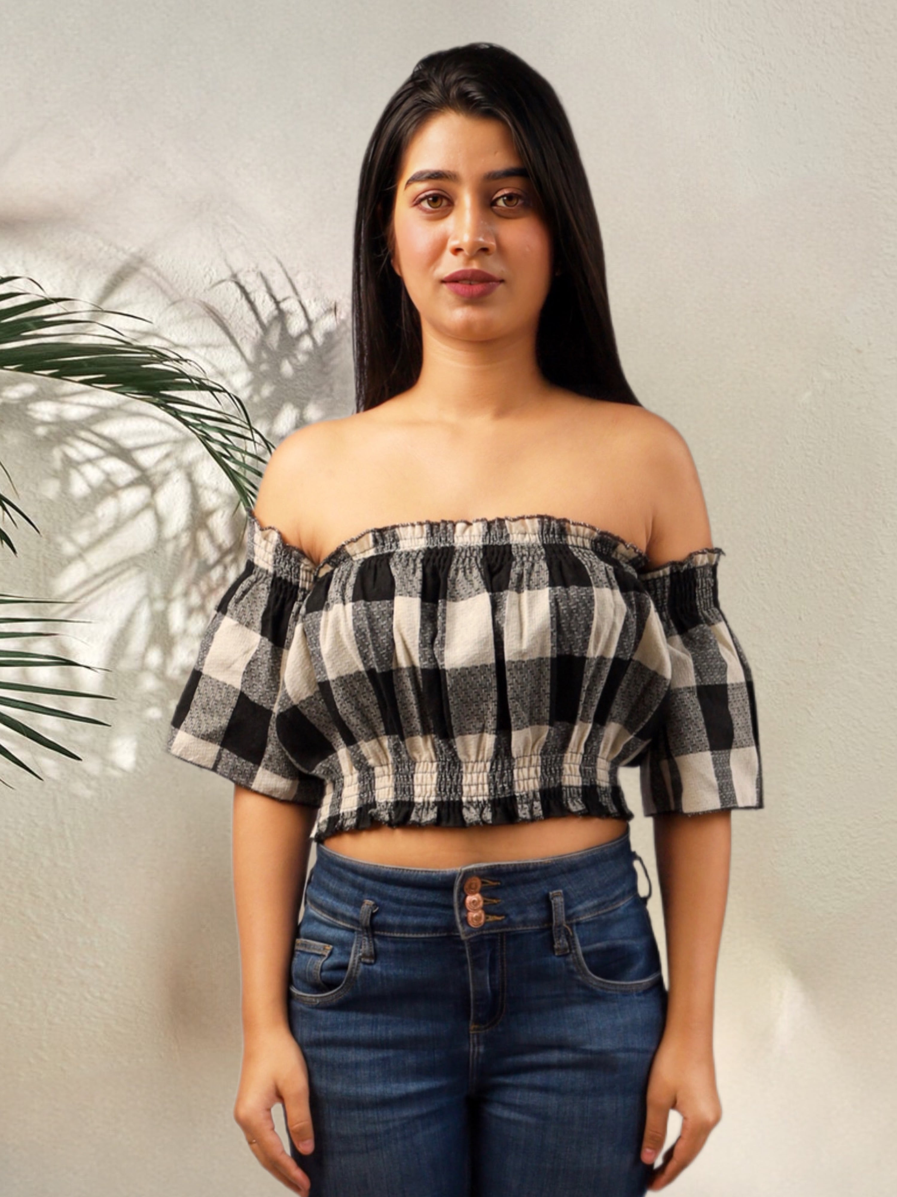 Plaid Crop Top