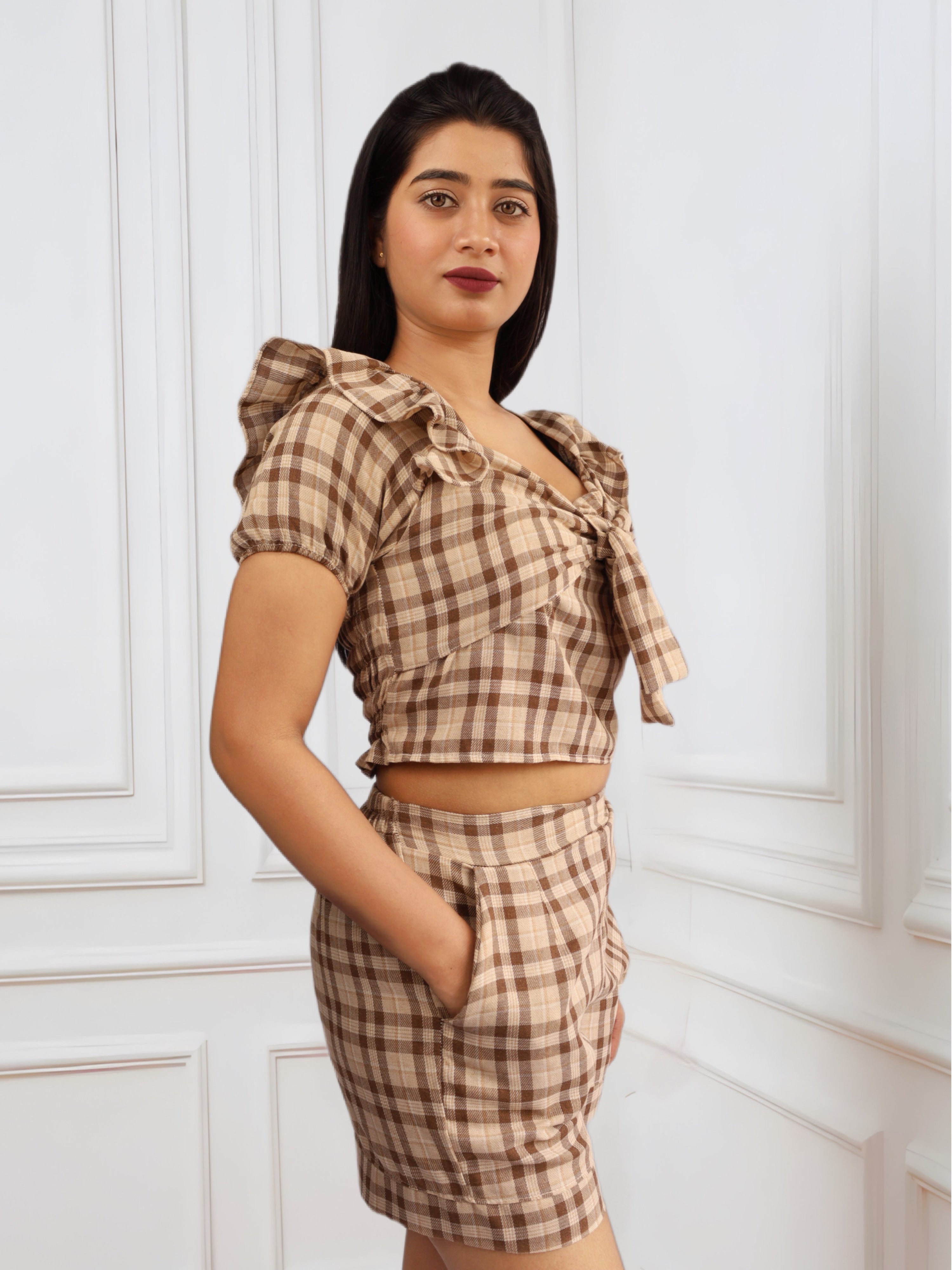 Plaid Co-ord set